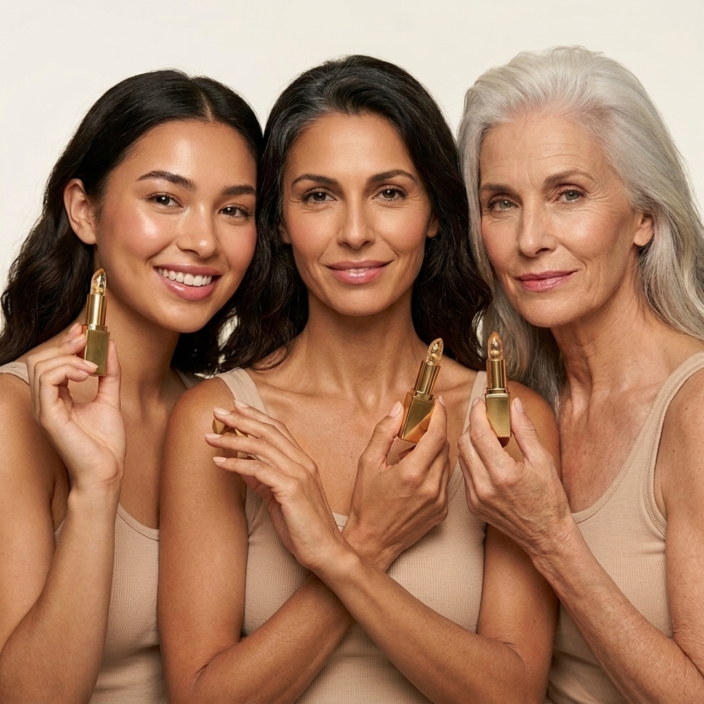 Nuancia L'Intuitive — Rouge à Lèvres Adaptatif à l'Or 24K